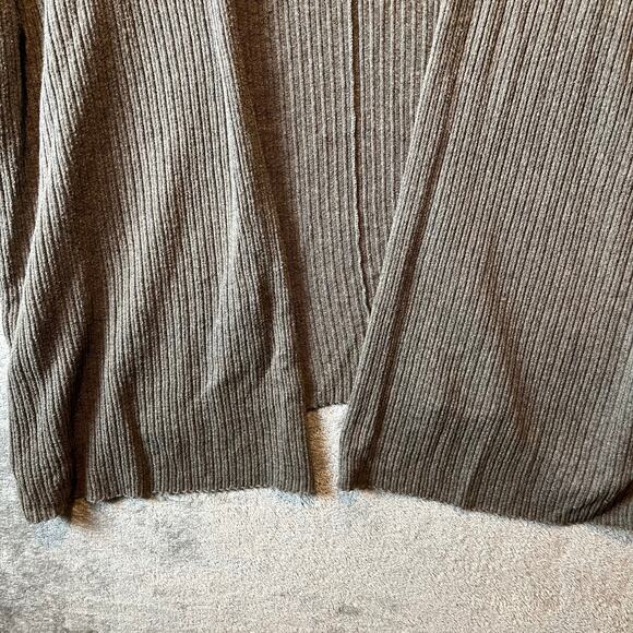 Eileen Fisher‎ Cotton Ribbed Cardigan Size 3X Gray Brown Minimalist - Picture 3 of 6
